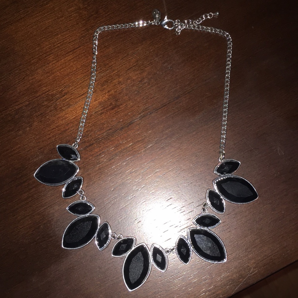 Charming charlie black statement necklace